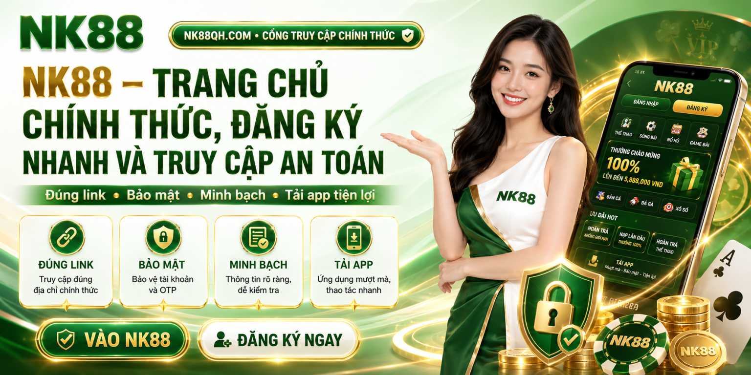 Banner trang chủ chính thức NK88